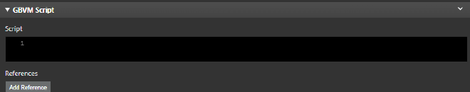 An open GBVM script editor